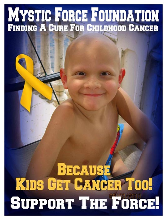 Cancer patient kid smiling