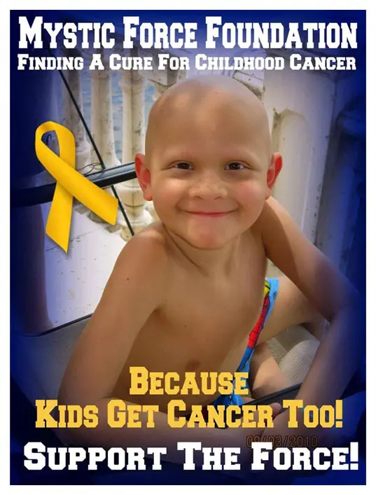 Cancer patient kid smiling