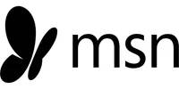 The logo of the brand MSN in black