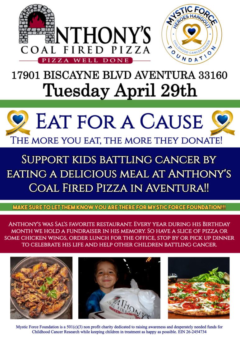 Anthony's Fundraiser Anthony's Fundraiser